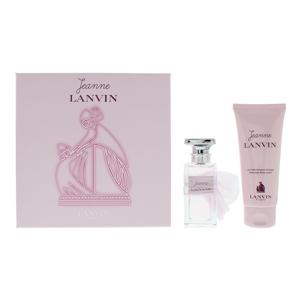 Lanvin Jeanne Gift Set 50ml EDP + 100ml Body Lotion Women's Fragrance