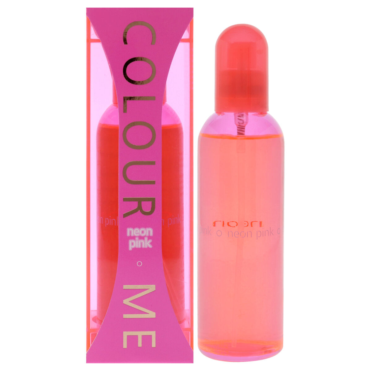 Milton Lloyd Colour Me Neon Pink Eau de Parfum 100ml Spray Women's Fragrance
