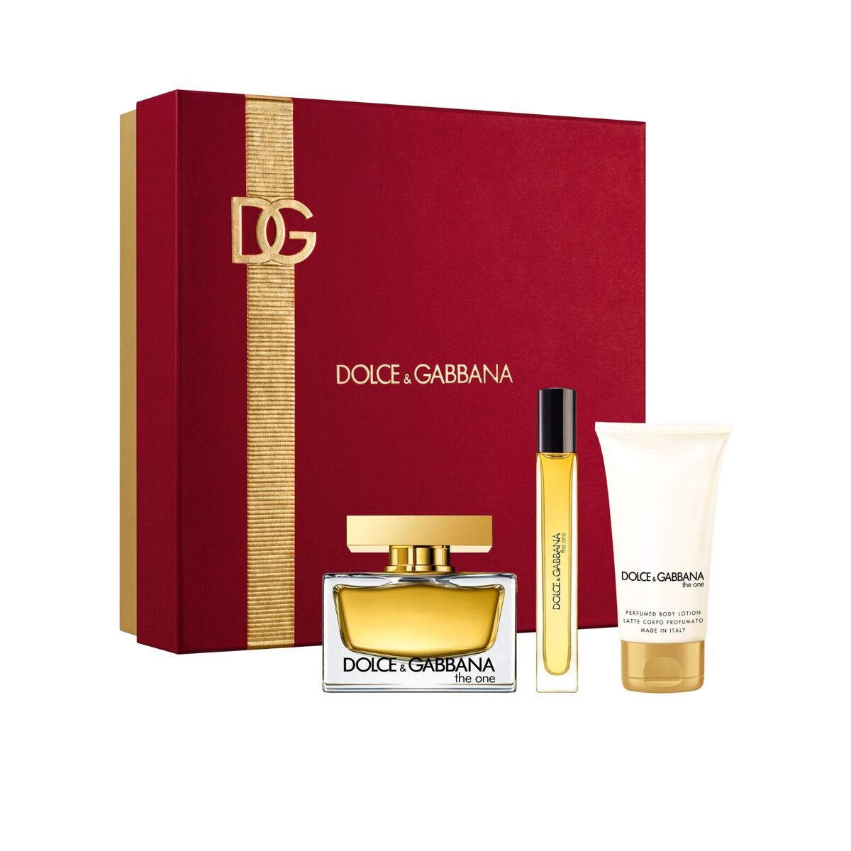 Dolce & Gabbana The One Gift Set 75ml EDP + 50ml Body Lotion + 10ml EDP