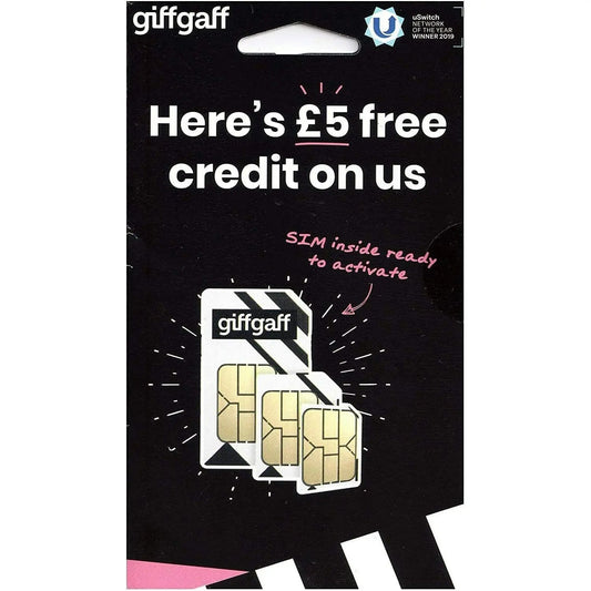 Giff Gaff Sim Card Mobile Phone GPS Tracking Device Car Pet Child Personal PAYG