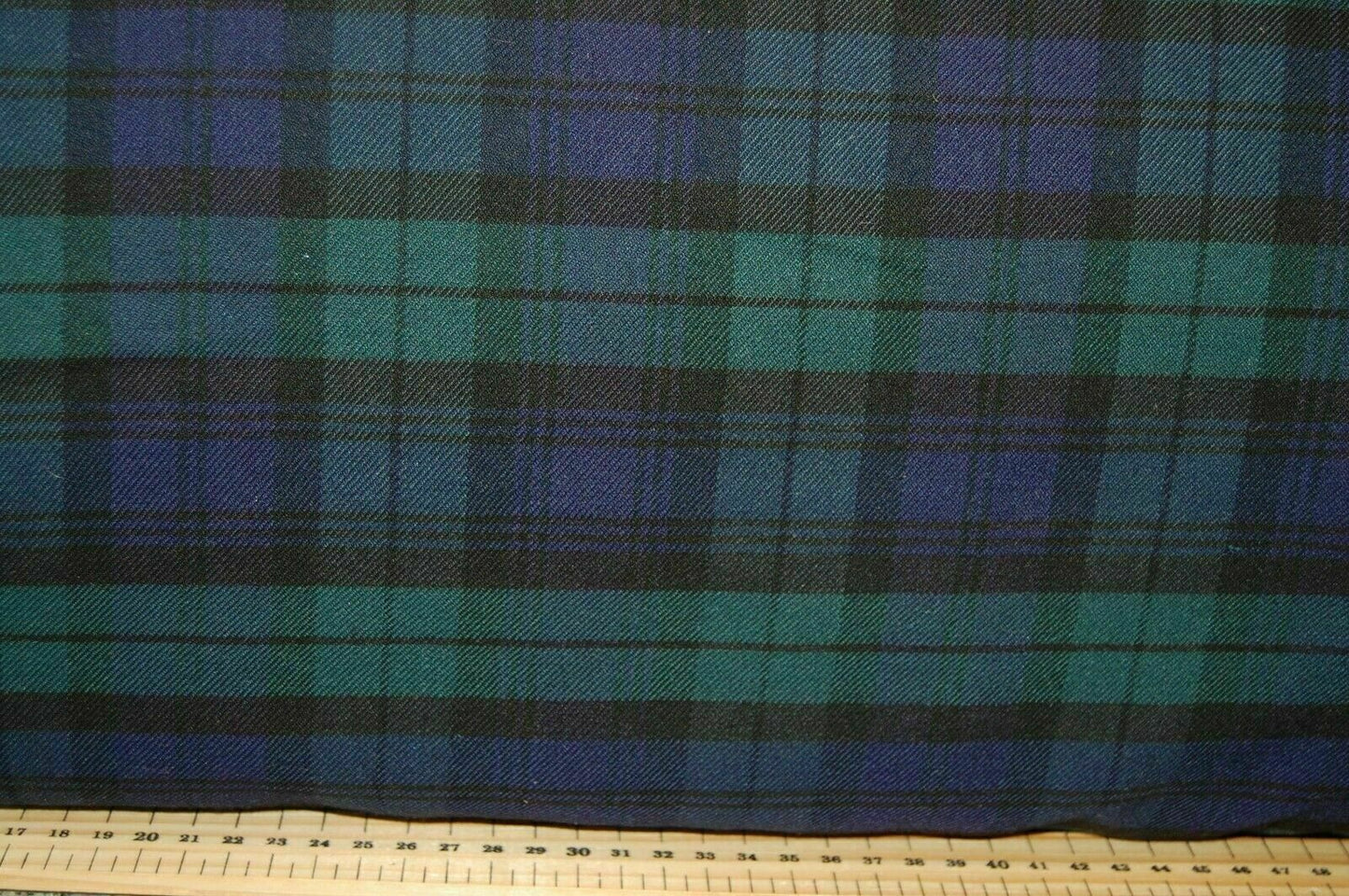 Black Watch Scottish Tartan  16Oz Acrylic Tartan Fabric Plaid By Yard