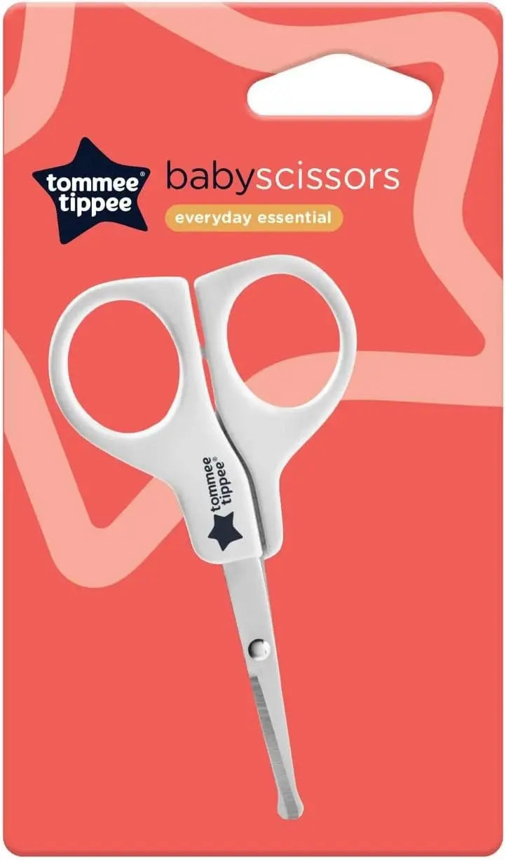 Tommee Tippee Baby Nail Scissors Safe Rounded Easy Hold Newborn