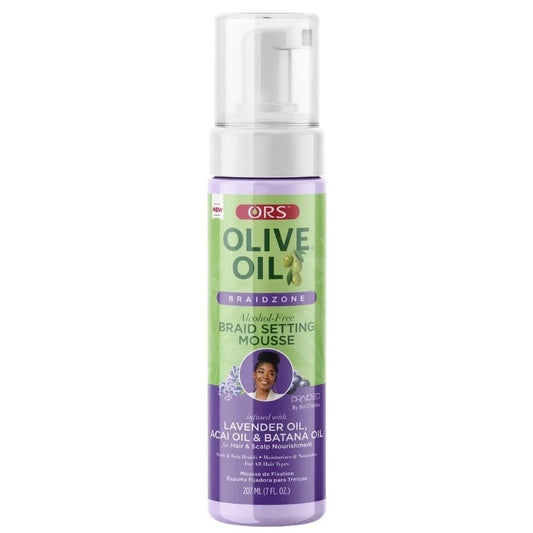 ORS Olive Oil Braidzone Alcohol-Free Braid Setting Mousse 207ml