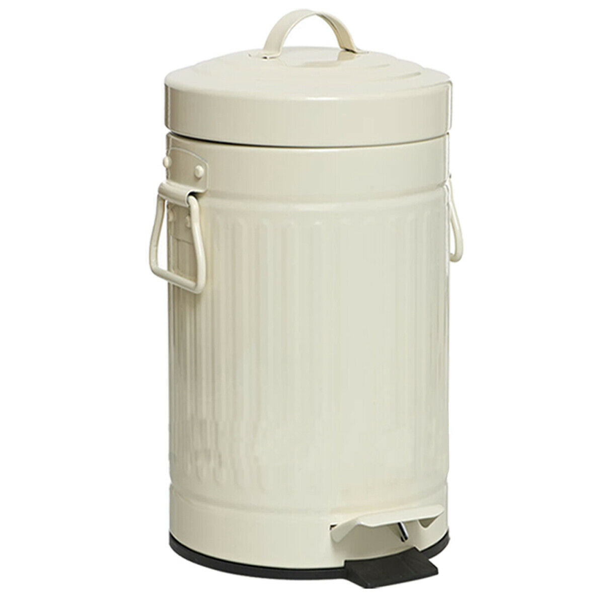 3 Litre US Style Pedal Bin Cream