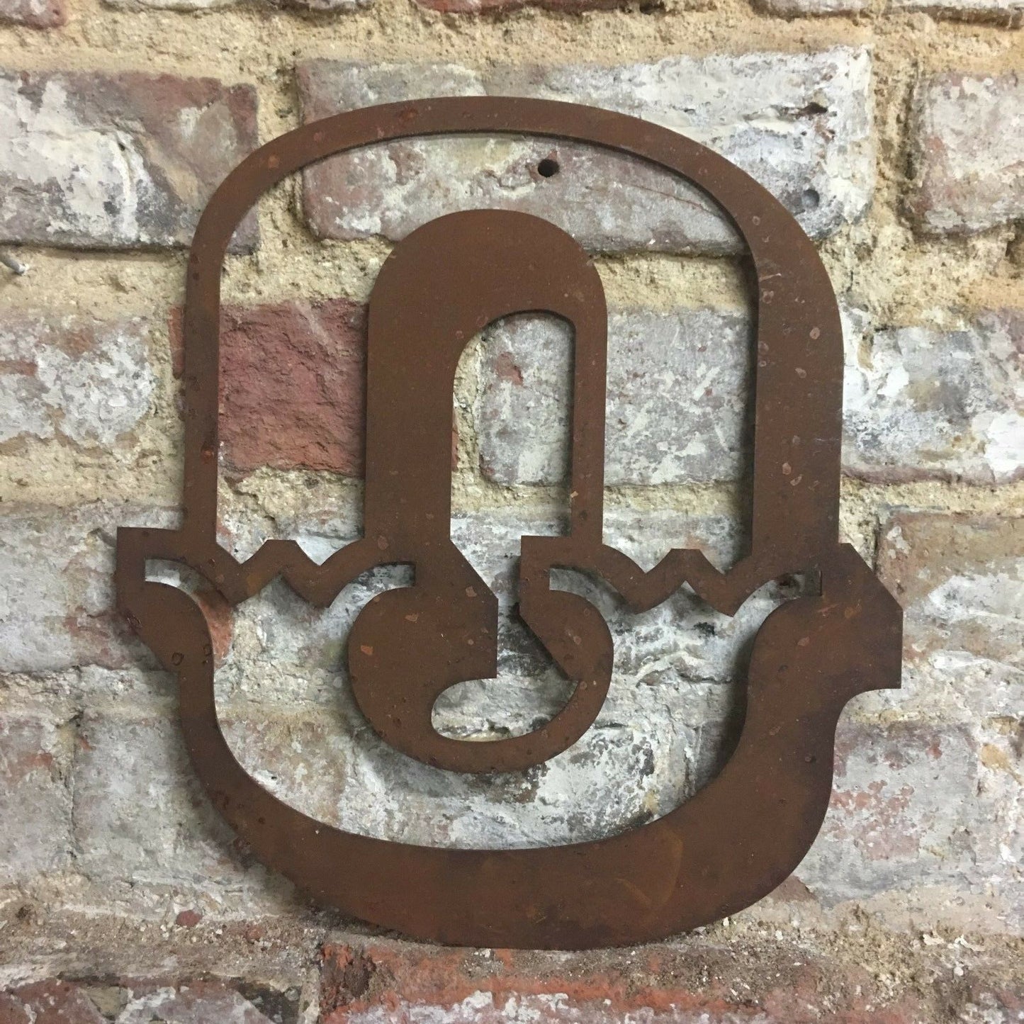 12" Rusty Carnival Metal Alphabet Letters A–Z & 0–9