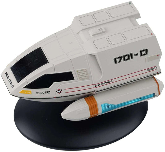 #02 Type-6 NCC-1701-D Shuttlecraft 15 "Goddard" Model Die Cast Ship (Eaglemoss / Star Trek)