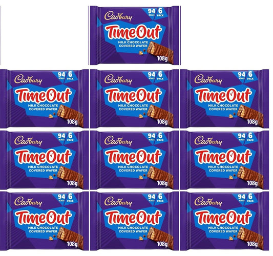 13 x Cadbury Timeout Chocolate Bar 108G