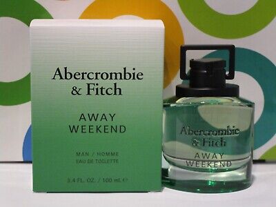 Abercrombie & Fitch Away Weekend Man Eau de Toilette 100ml Spray Men's Fragrance