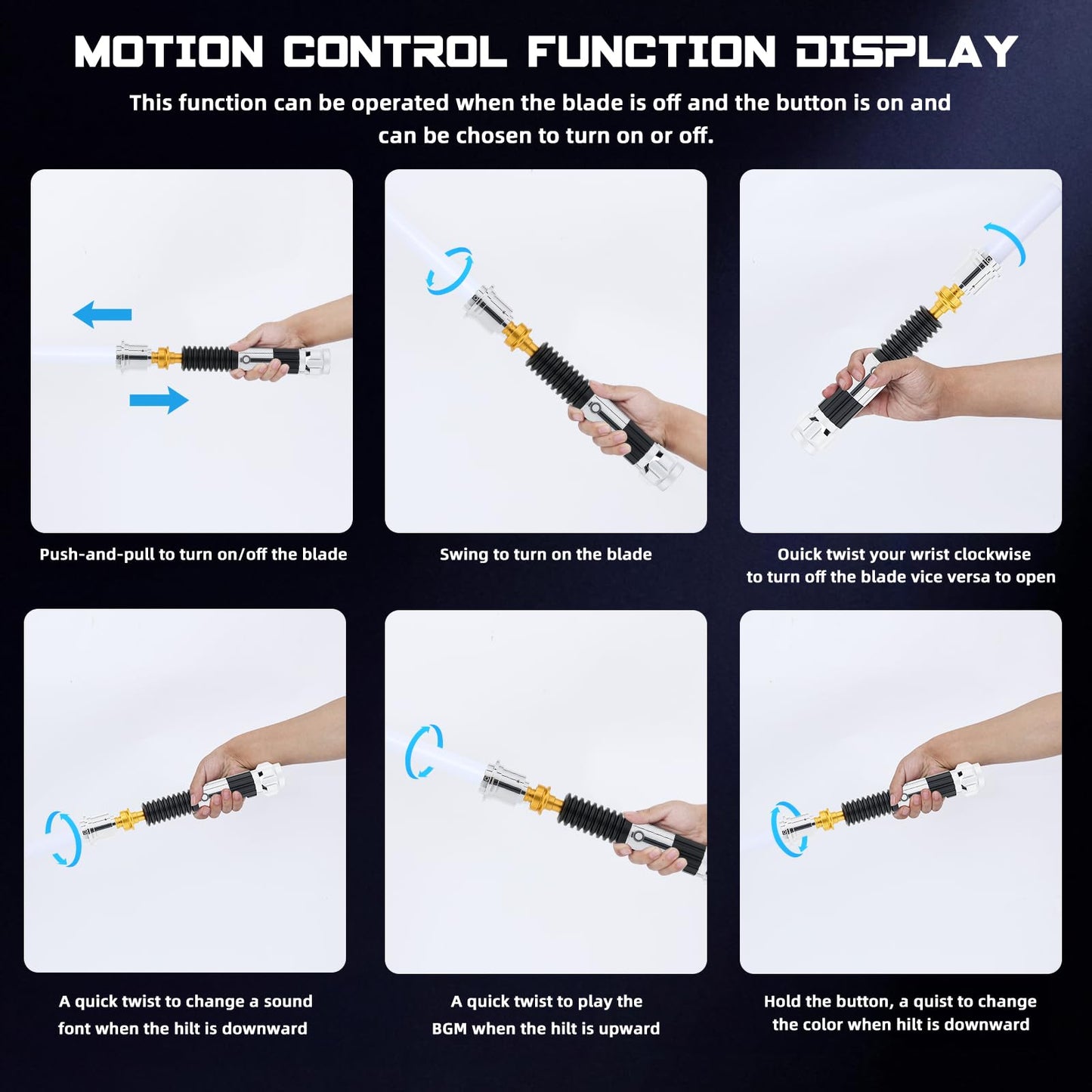Saberforms Lightsaber Dueling Set — 16 Sounds, 12 RGB Colors, Motion Control, Metal Hilt