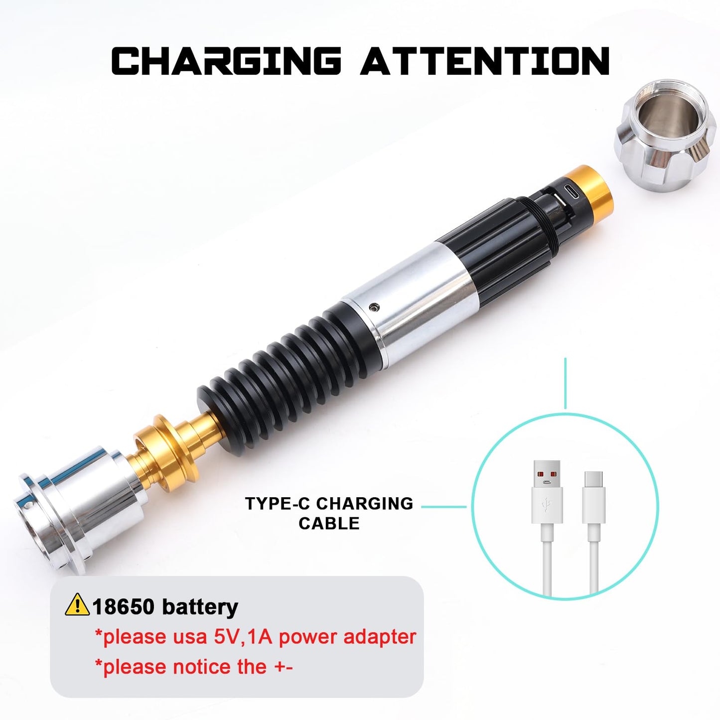 Saberforms Lightsaber Dueling Set — 16 Sounds, 12 RGB Colors, Motion Control, Metal Hilt