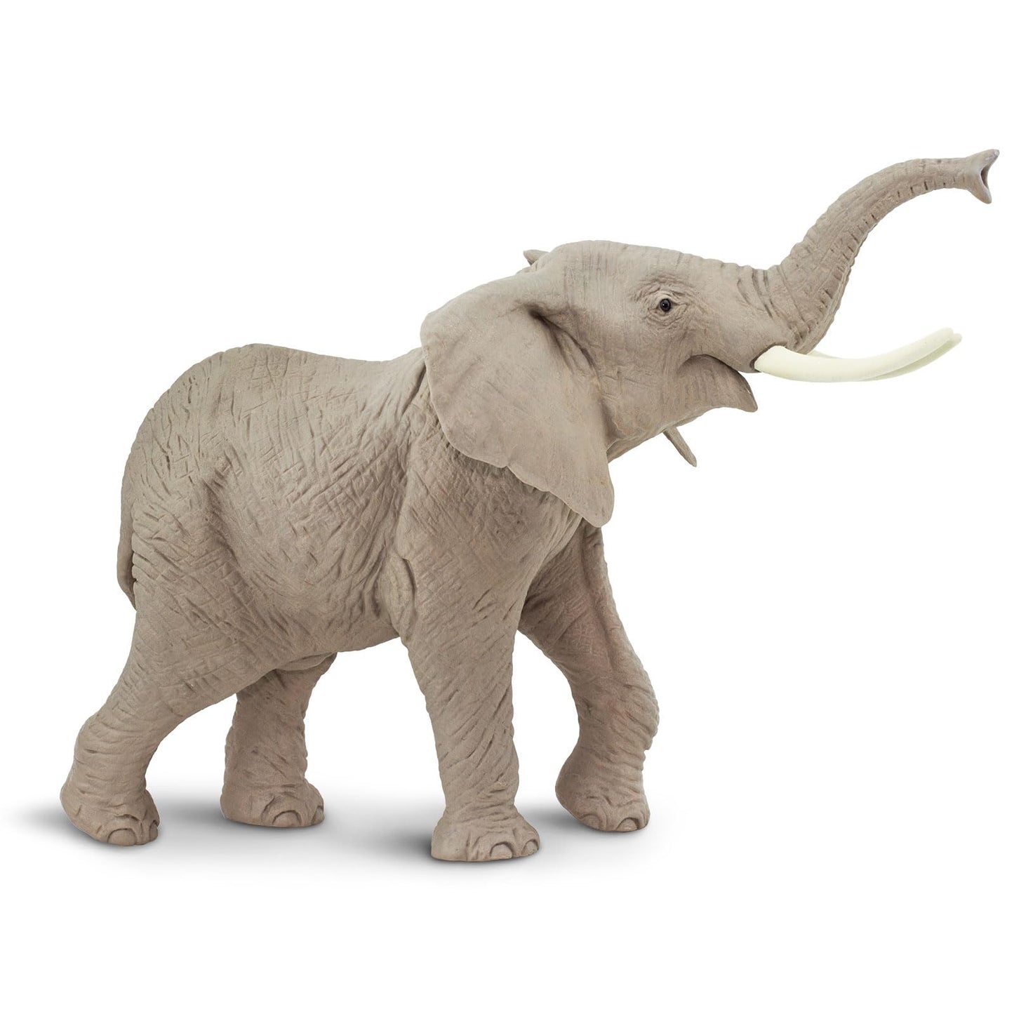 Safari Ltd. African Elephant Figurine – 8.4" Tall, 11.7" Long, Detailed Plastic Model for Kids 3+