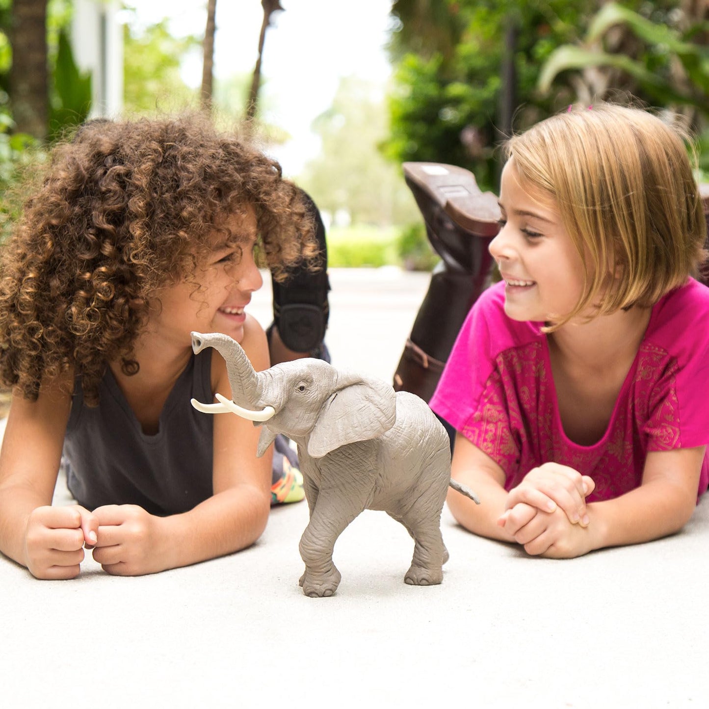 Safari Ltd. African Elephant Figurine – 8.4" Tall, 11.7" Long, Detailed Plastic Model for Kids 3+