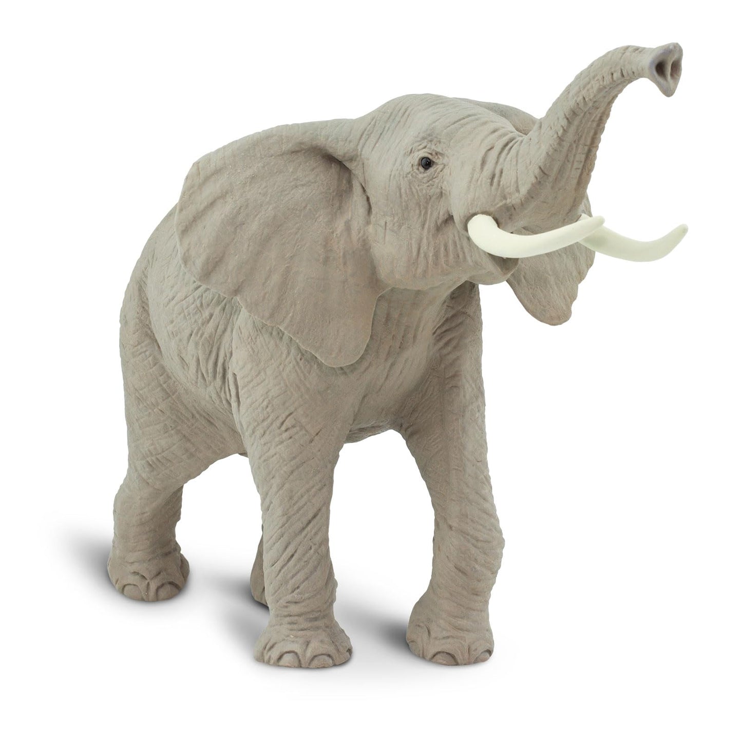 Safari Ltd. African Elephant Figurine – 8.4" Tall, 11.7" Long, Detailed Plastic Model for Kids 3+