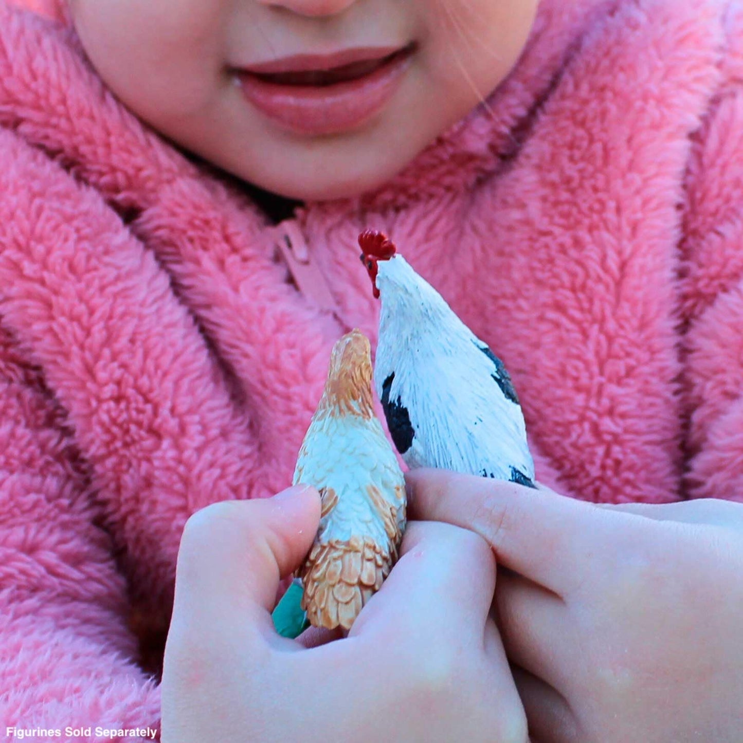 Safari Ltd Ameraucana Chicken Figurine – 2.25" Educational Plastic Model for Kids 3+