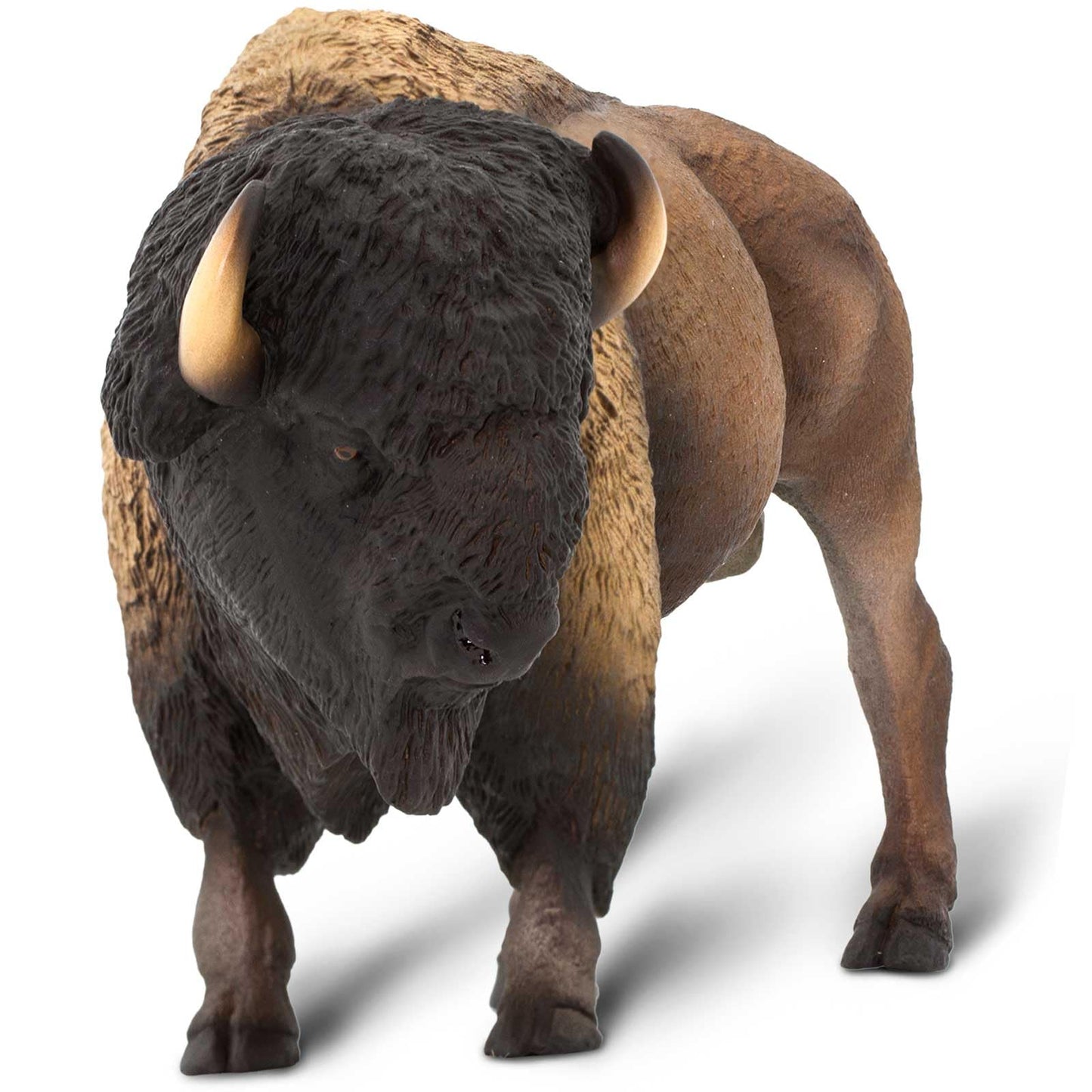 Safari Ltd. Bison Figurine – 8.25-inch Detailed Plastic Wildlife Model | Educational Toy for Kids 3+