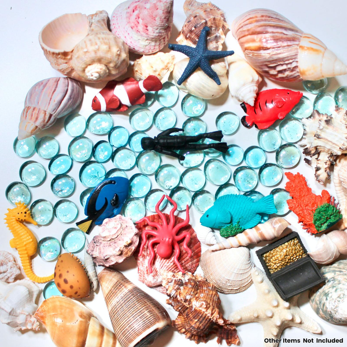 Safari Ltd Coral Reef Toob – 12 Marine Life Figurines & Treasure Chest | Educational Toy Set for Ages 3+
