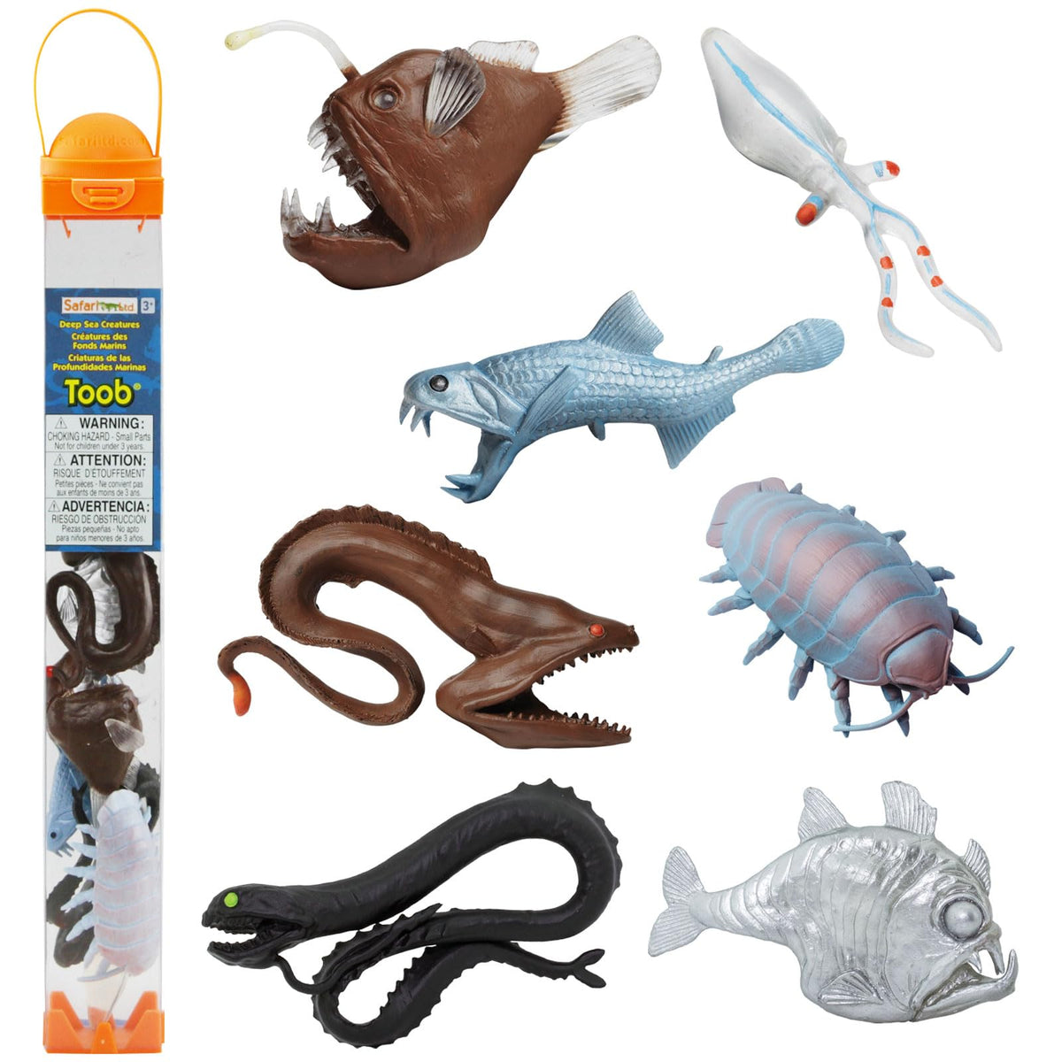 Safari Ltd. Deep Sea Creatures Toob — Hand-Painted Ocean Mini Figures