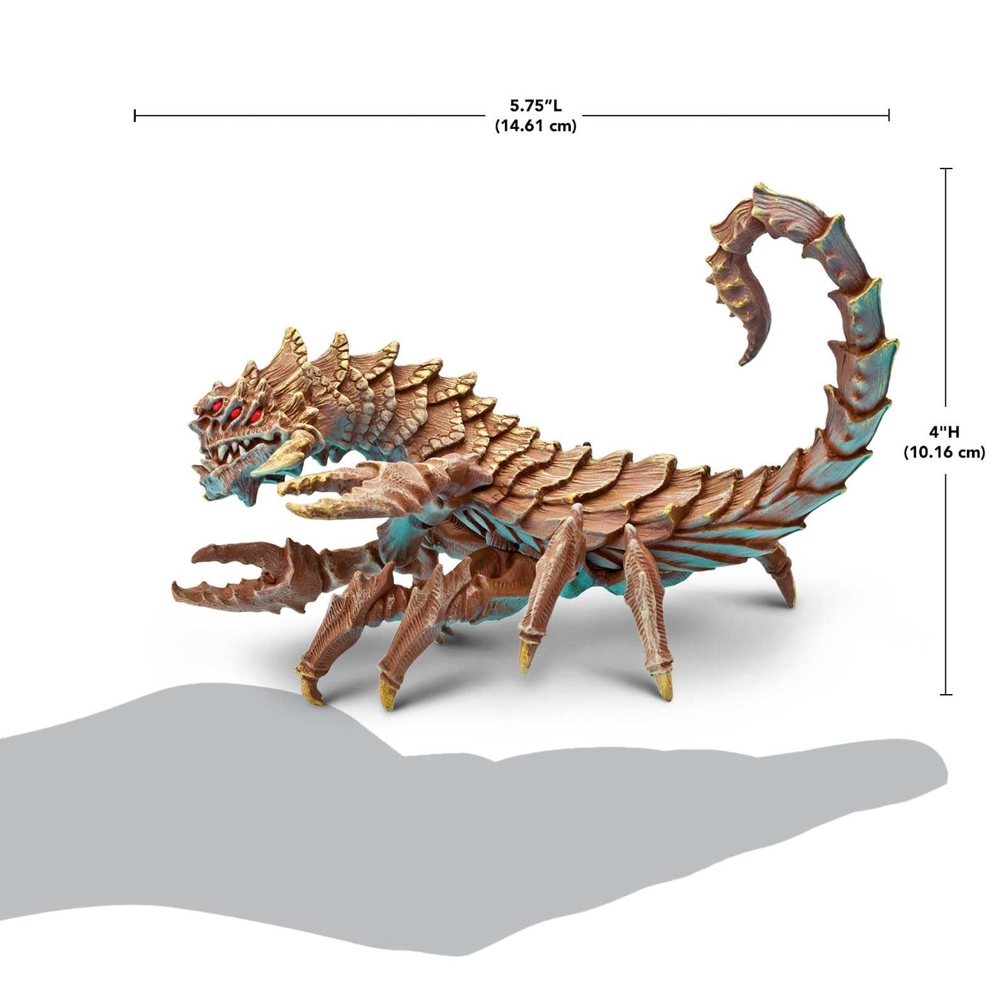 Safari Ltd. Desert Dragon Figurine – Hand-Painted 6.5-Inch Mythical Model for Kids 4+