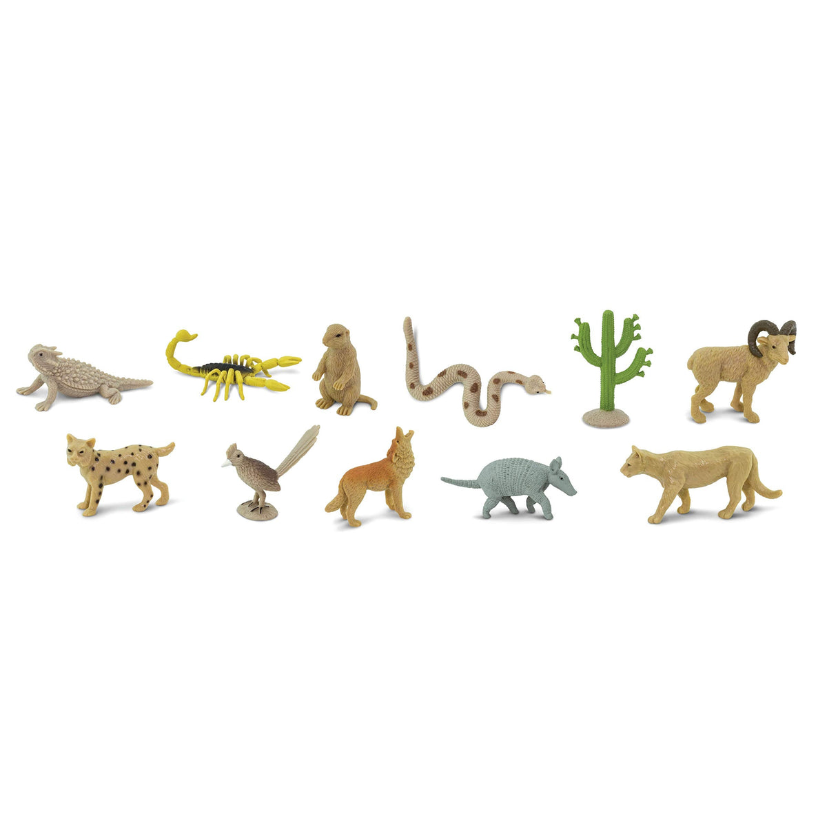 Safari Ltd. Desert TOOB - 12 Desert Animal Figurines for Kids 3+