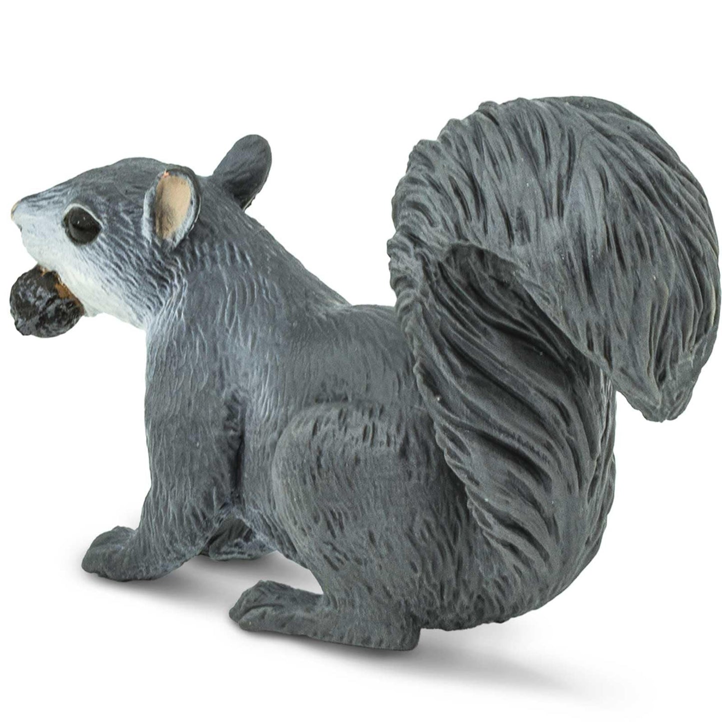 Safari Ltd. Gray Squirrel Figurine — 3-Inch Lifelike Wildlife Figure for Kids