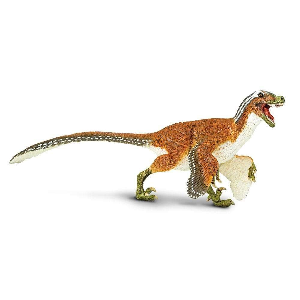 Safari Ltd Feathered Velociraptor Dinosaur Toy – Realistic 8.5-Inch Raptor Figure