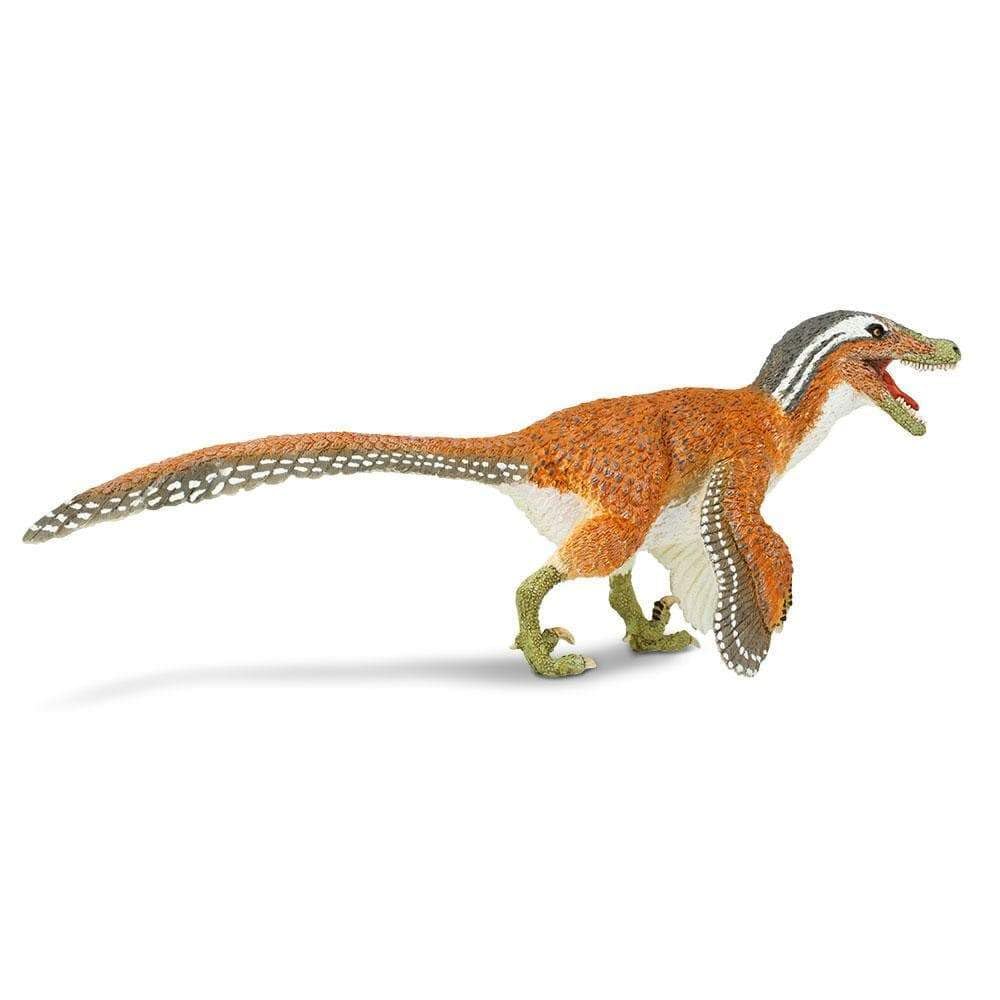 Safari Ltd Feathered Velociraptor Dinosaur Toy – Realistic 8.5-Inch Raptor Figure