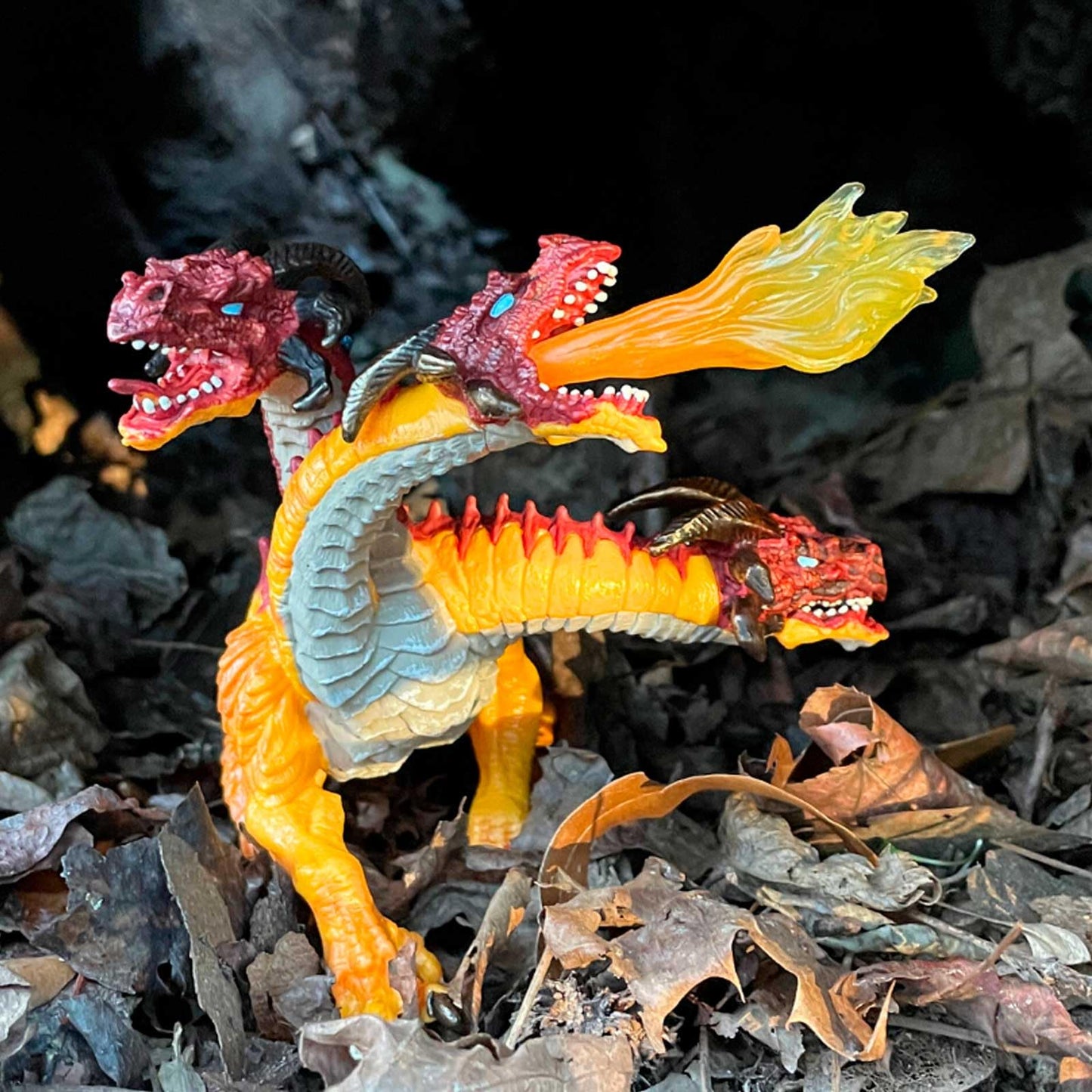 Safari Ltd. Fire Dragon Figurine - 8.5-inch, Vibrant Fantasy Figure for Kids 4+