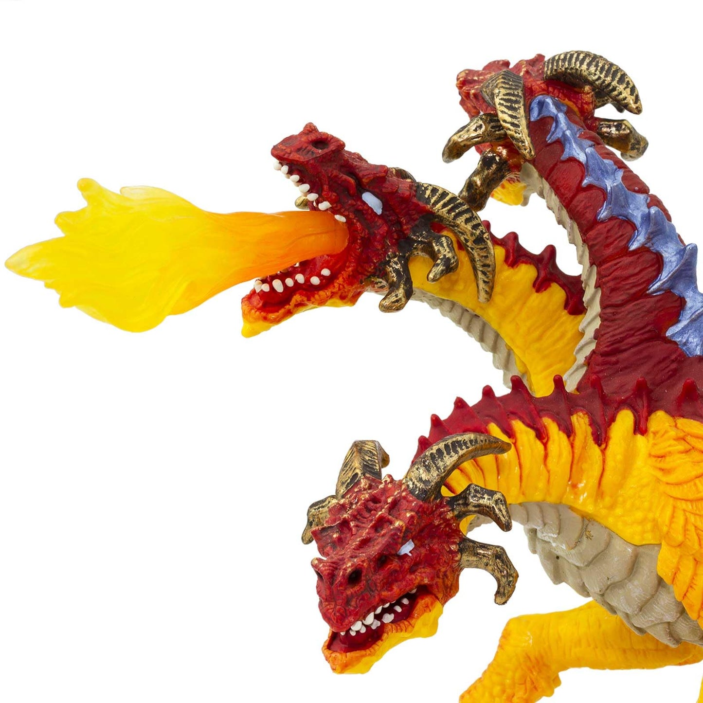 Safari Ltd. Fire Dragon Figurine - 8.5-inch, Vibrant Fantasy Figure for Kids 4+