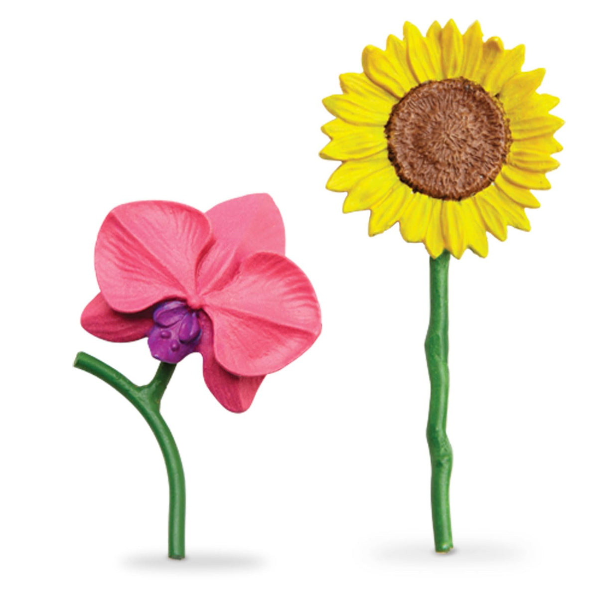 Safari Ltd Flowers TOOB – Hand-Painted Mini Flower Figurines for Kids