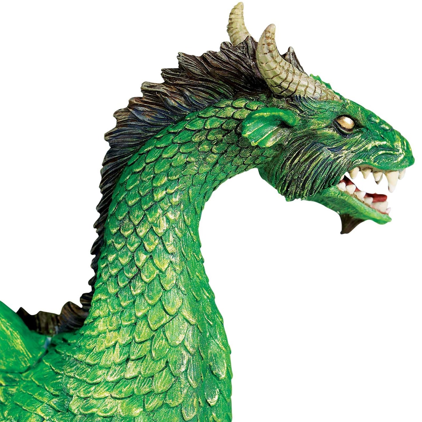 Safari Ltd. Forest Dragon Figurine – 6-Inch Plastic Mythical Creature Toy for Kids 4+