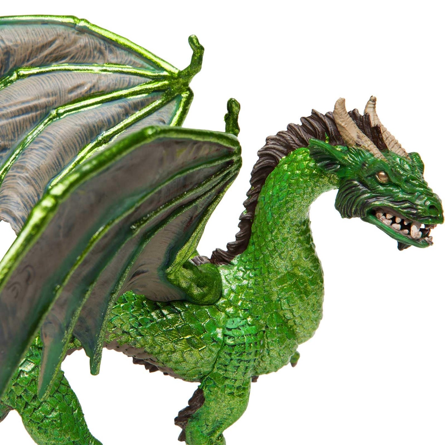 Safari Ltd. Forest Dragon Figurine – 6-Inch Plastic Mythical Creature Toy for Kids 4+