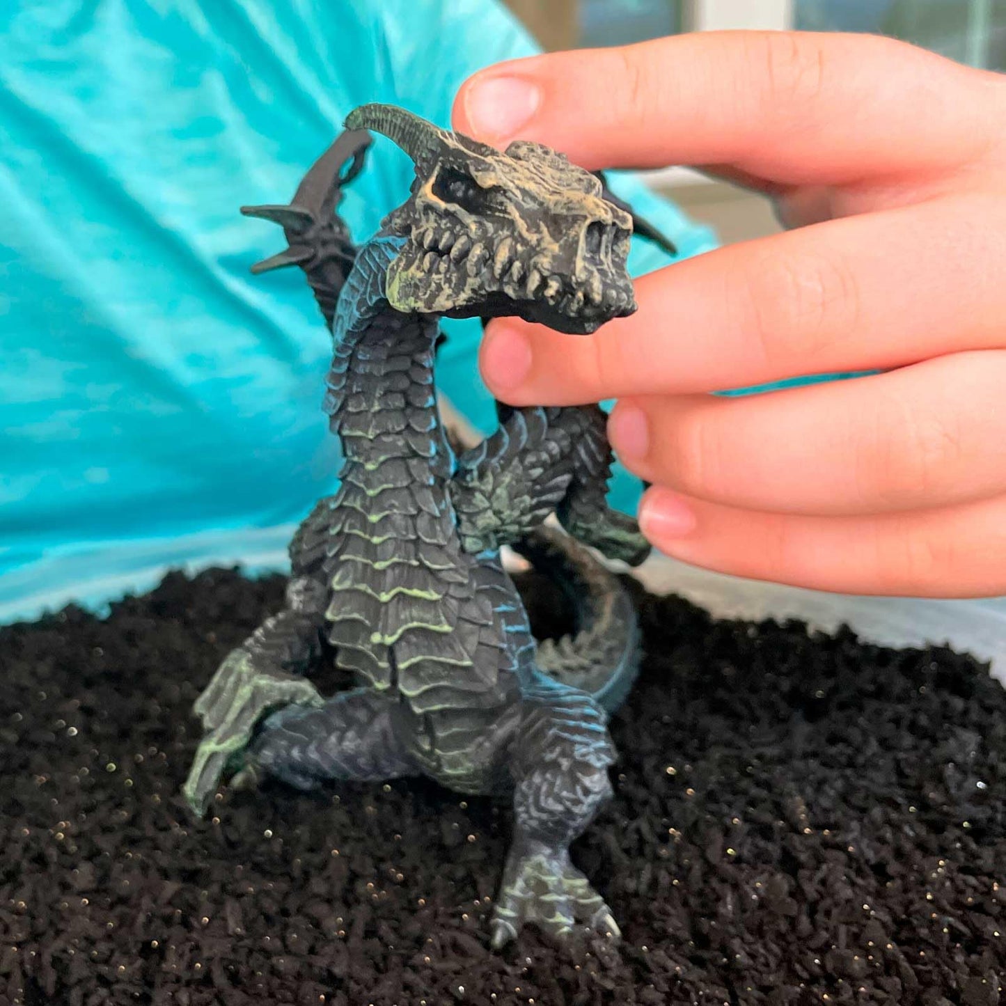 Safari Ltd. Ghost Dragon Figurine – 5.75" Detailed Fantasy Figure for Kids 4+