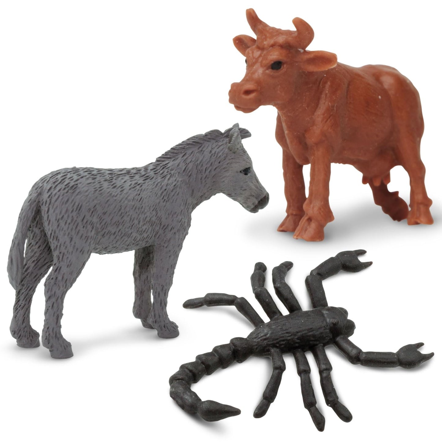 Safari Ltd. Good Luck Minis: Wild West Fun Pack – 8 Mini Figurines for Play & Learning