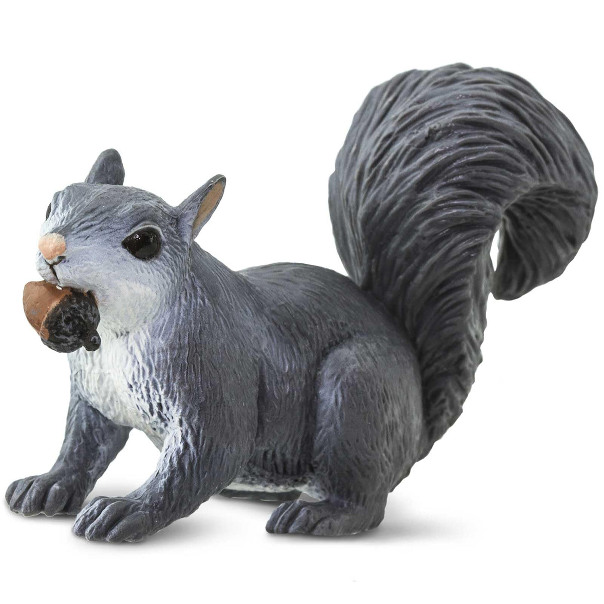 Safari Ltd. Gray Squirrel Figurine — 3-Inch Lifelike Wildlife Figure for Kids