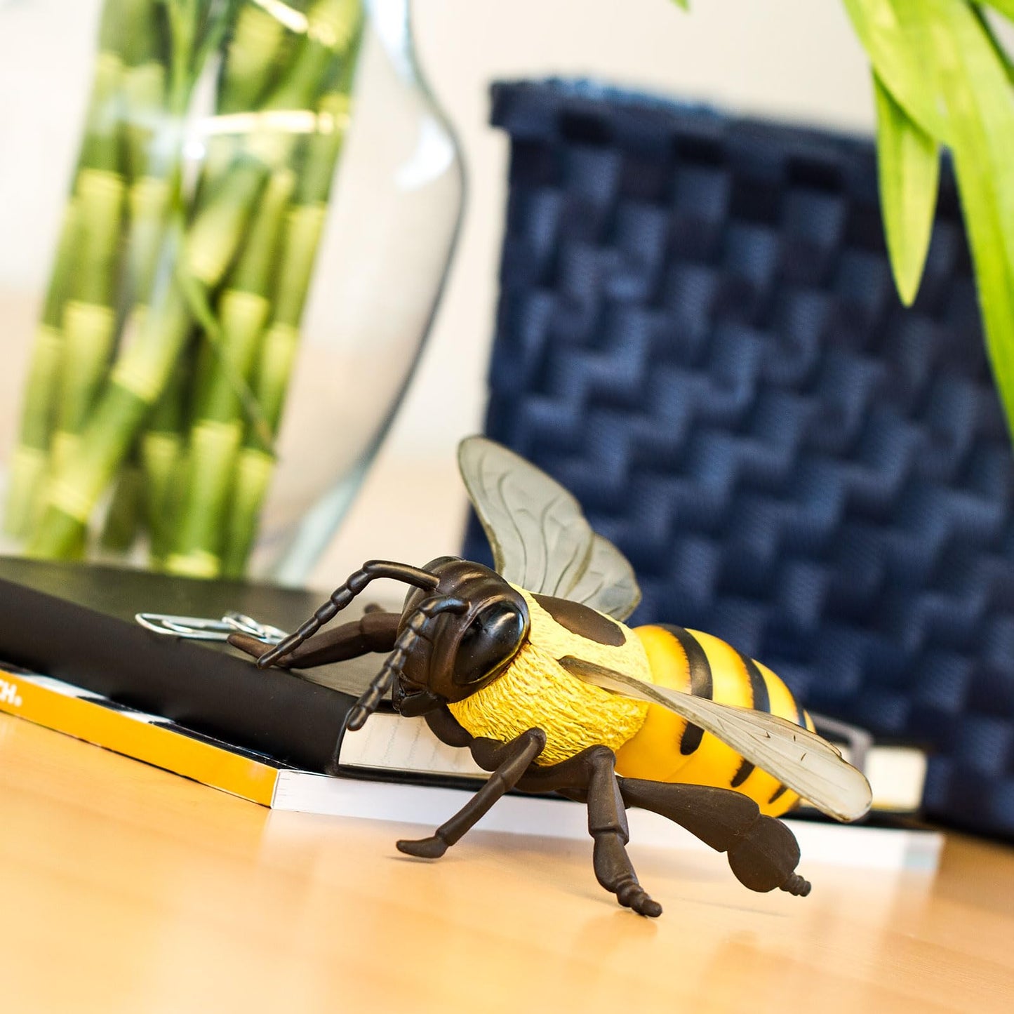 Safari Ltd. Honey Bee Figurine – Realistic 5.5-inch Model for Kids 3+ | Educational Toy