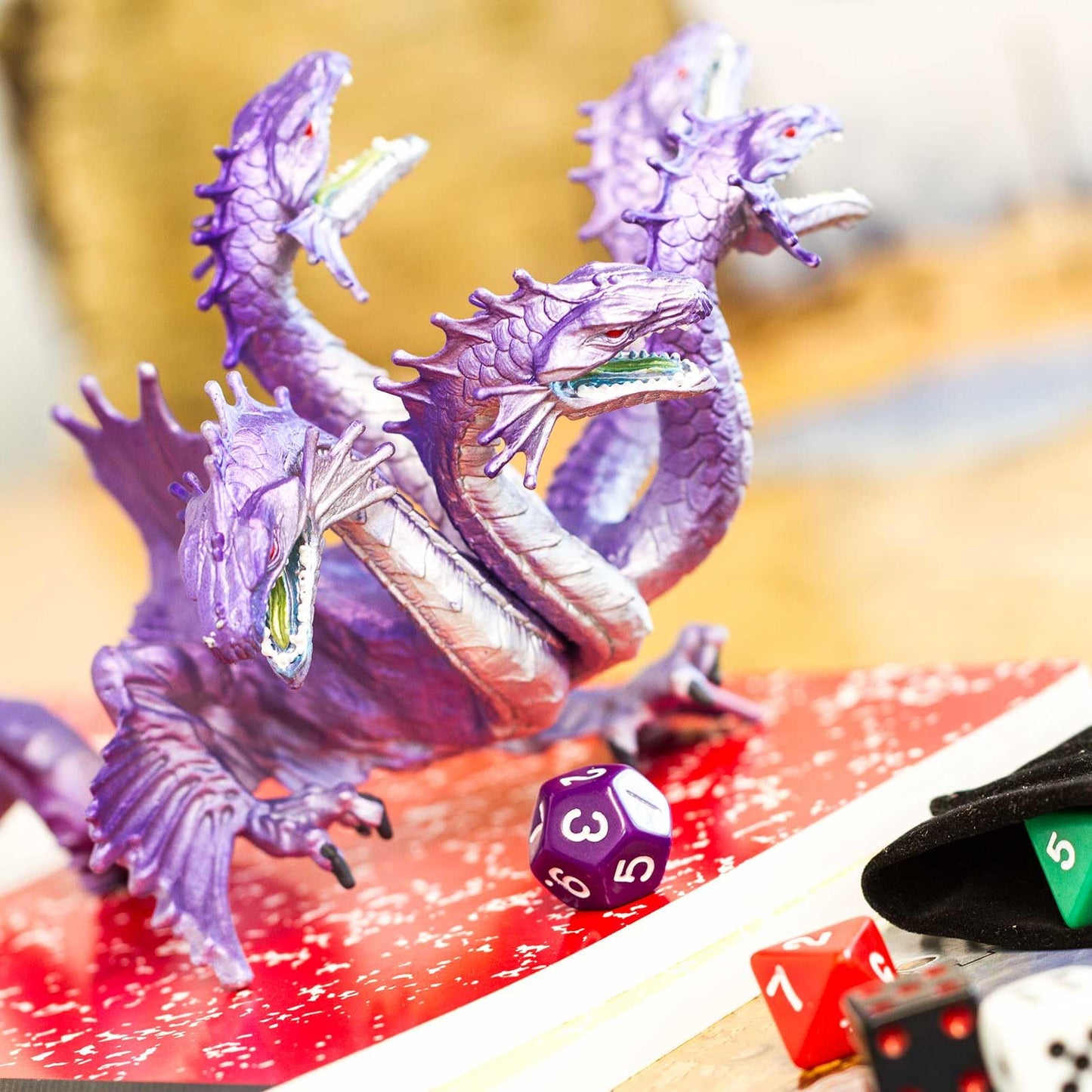 Safari Ltd. Hydra Figurine - Hand-Painted 7.5-inch Mythical Serpent | Mythical Realms Collection