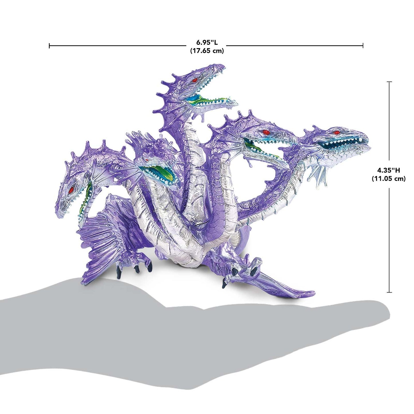 Safari Ltd. Hydra Figurine - Hand-Painted 7.5-inch Mythical Serpent | Mythical Realms Collection