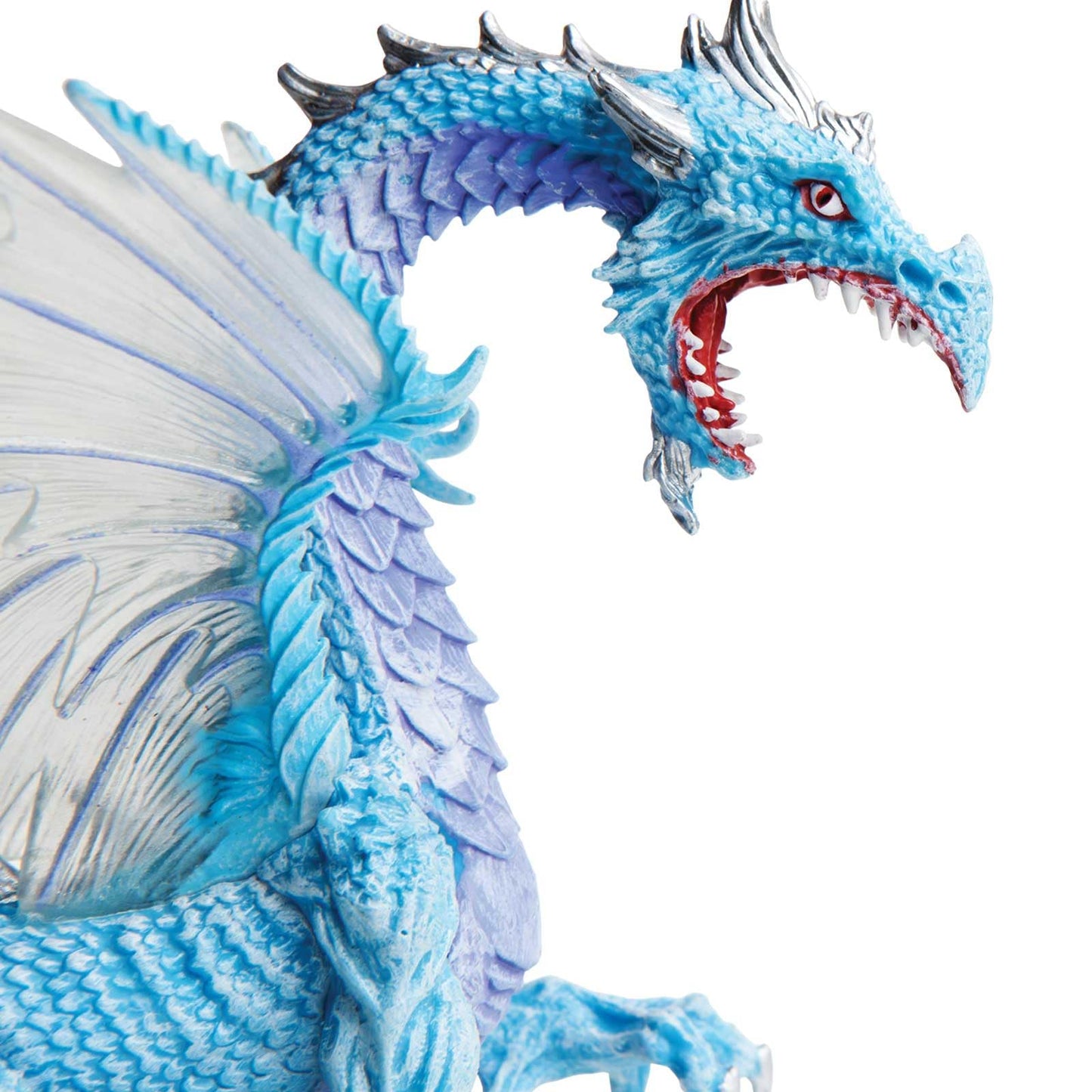 Safari Ltd. Ice Dragon Figurine – 6-Inch Arctic Dragon Model for Kids Aged 4+