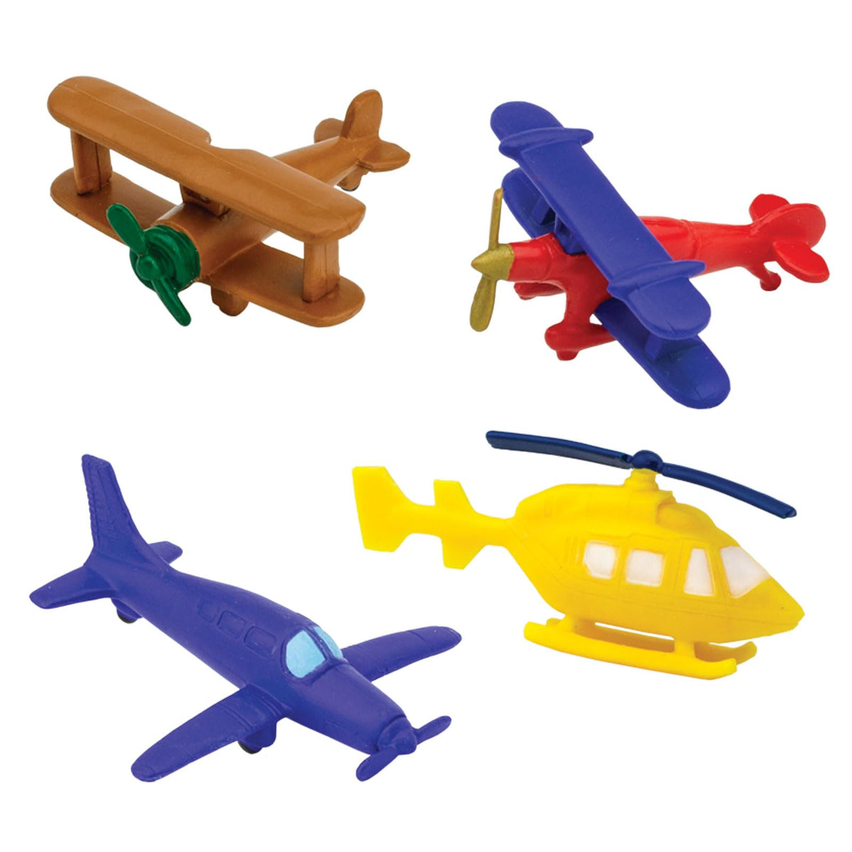 Safari Ltd. in The Sky TOOB – 12 Sky Figurines: Planes, Blimp, Parachute & More