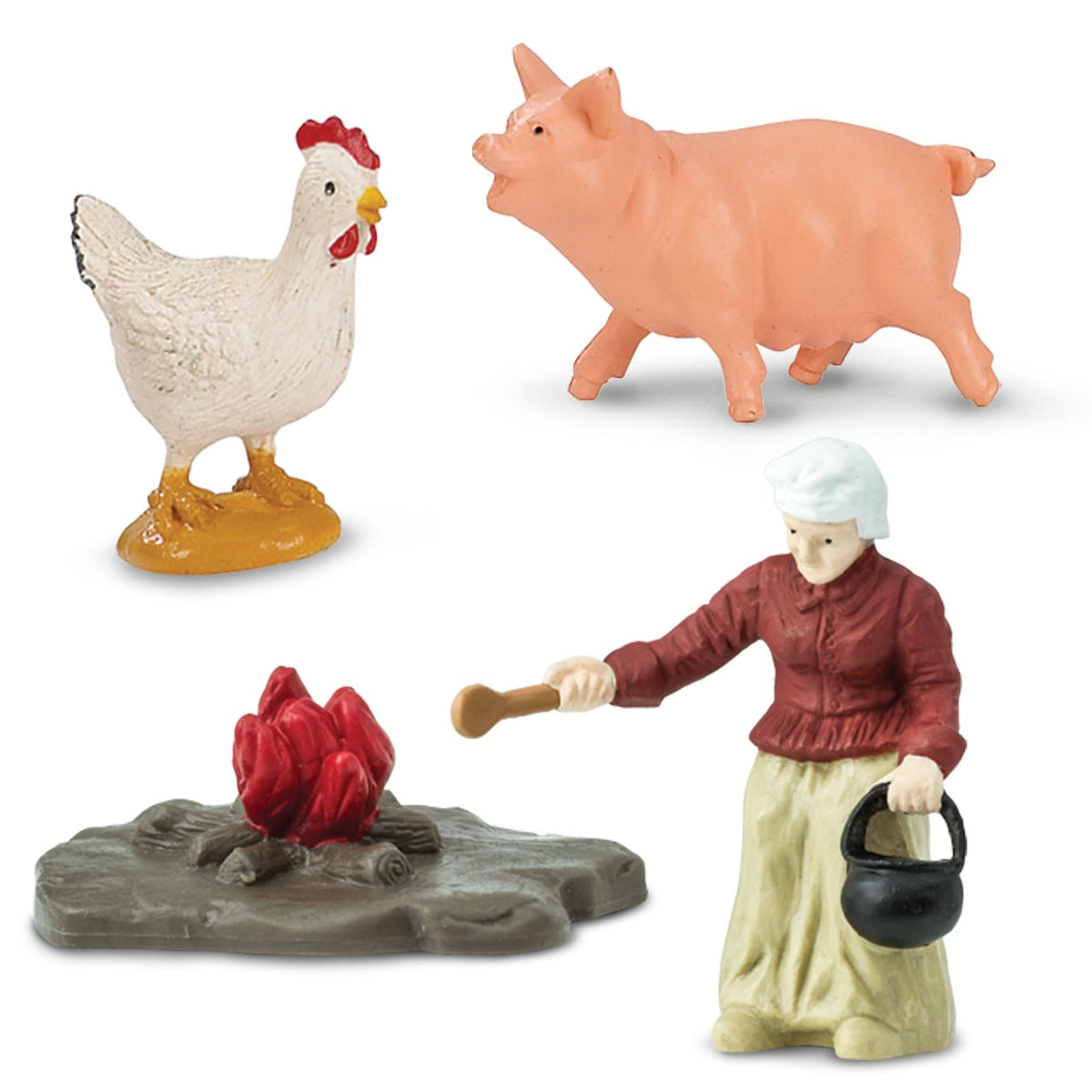 Safari Ltd. Jamestown Settlers TOOB – 10 Educational Miniature Figurines