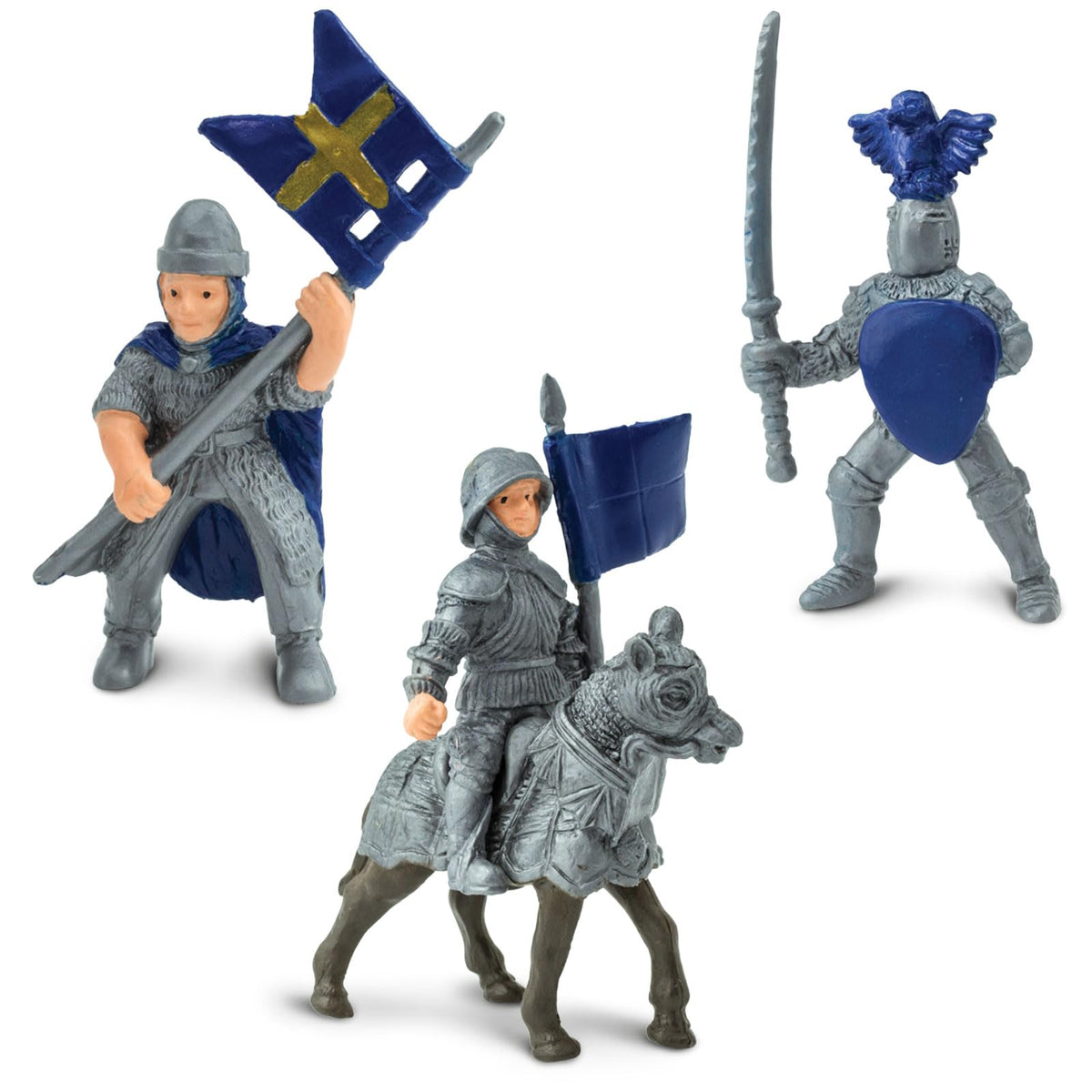 Safari Ltd Knights & Dragons Toob – 10 Mini Fantasy Figures for Kids 3+