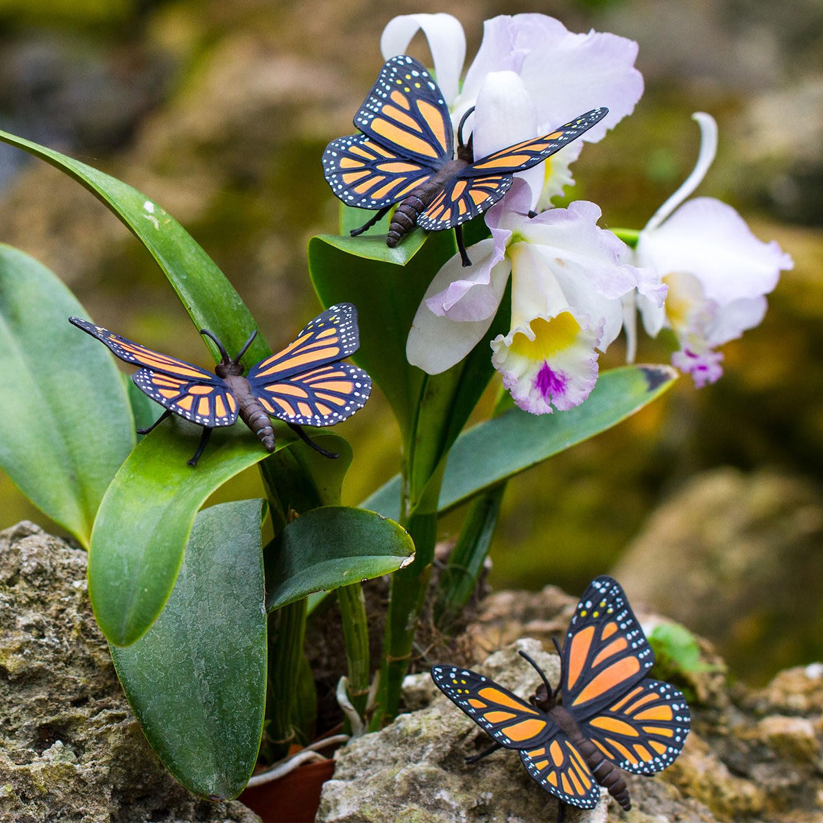 Safari Ltd. Monarch Butterfly Figurine – Realistic 4.5-inch Insect Figure, Educational Toy for Ages 3+