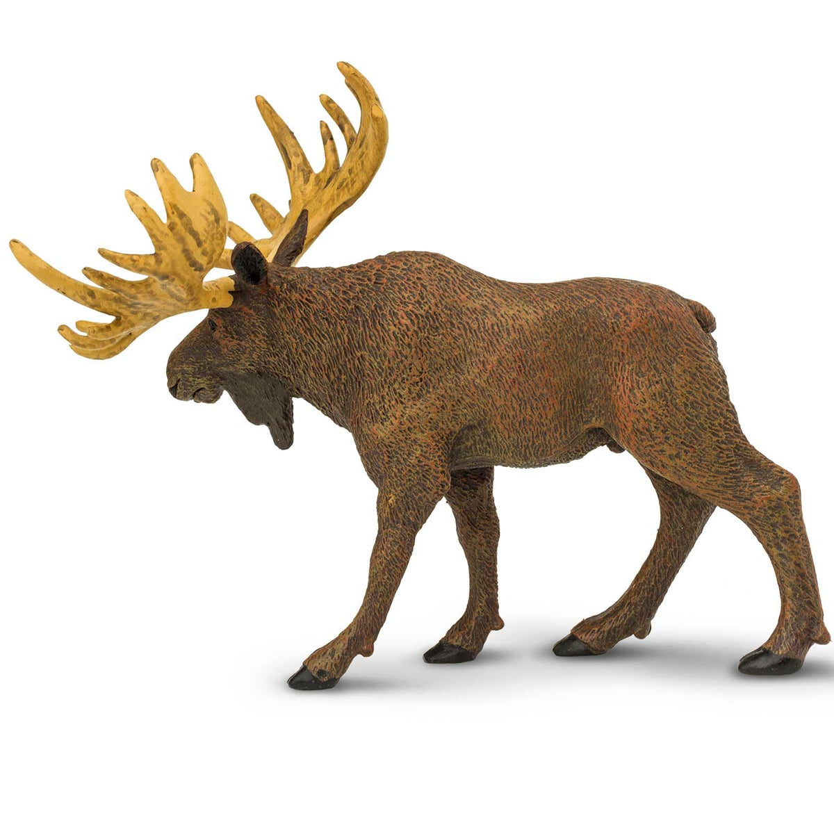 Safari Ltd. Moose Figurine - Realistic 5-inch Wildlife Figure for Kids