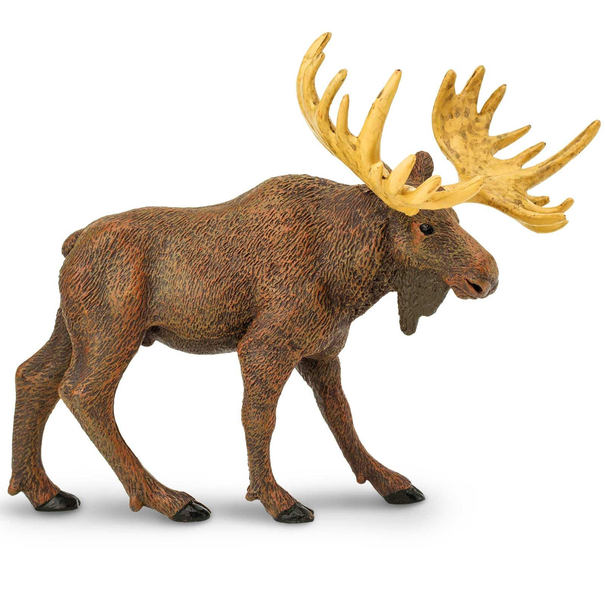 Safari Ltd. Moose Figurine - Realistic 5-inch Wildlife Figure for Kids