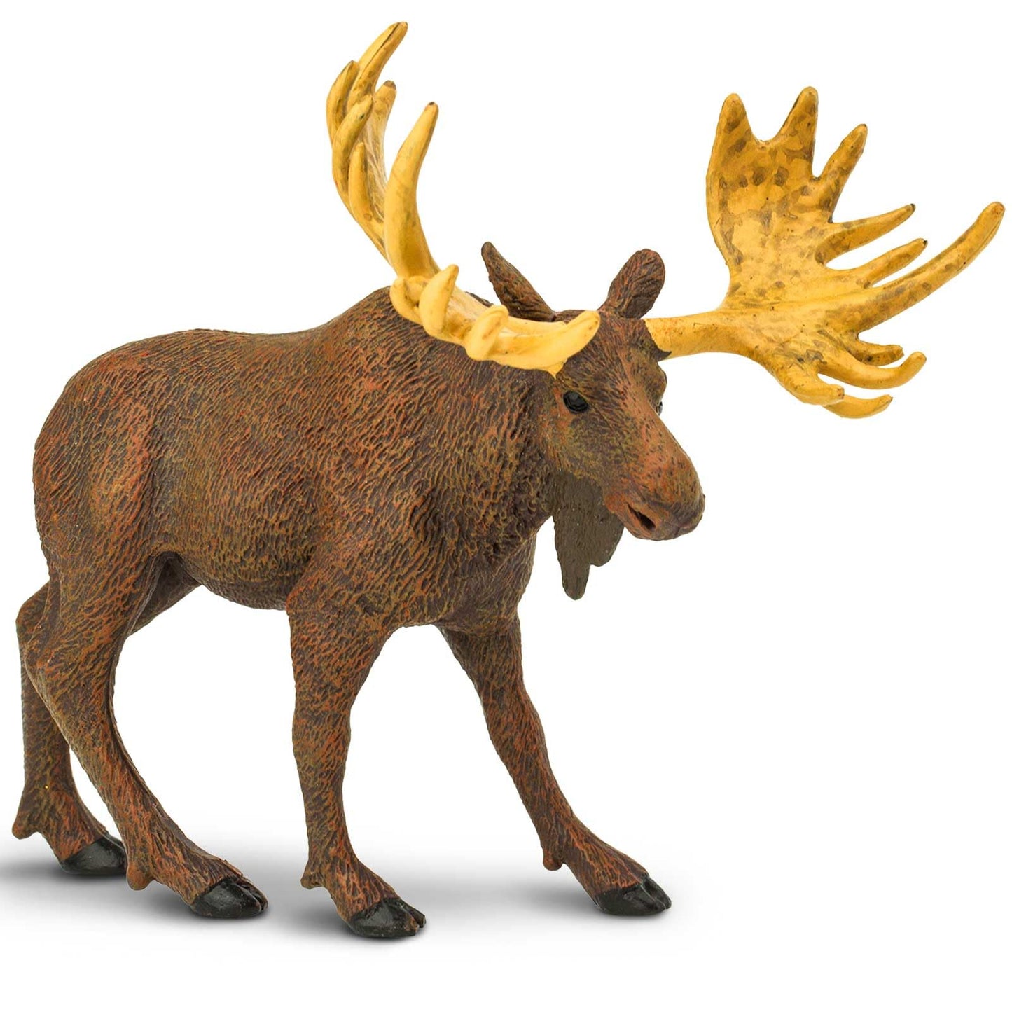 Safari Ltd. Moose Figurine - Realistic 5-inch Wildlife Figure for Kids