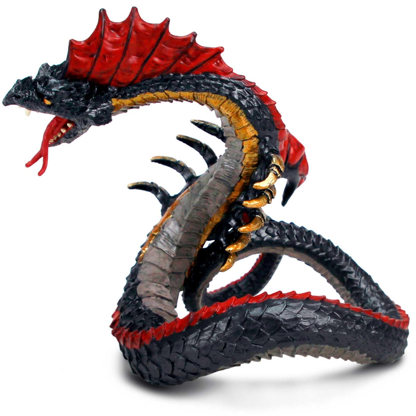 Safari Ltd. Mythical Basilisk Figurine - 5.5-Inch Serpent Model for Kids Aged 3+
