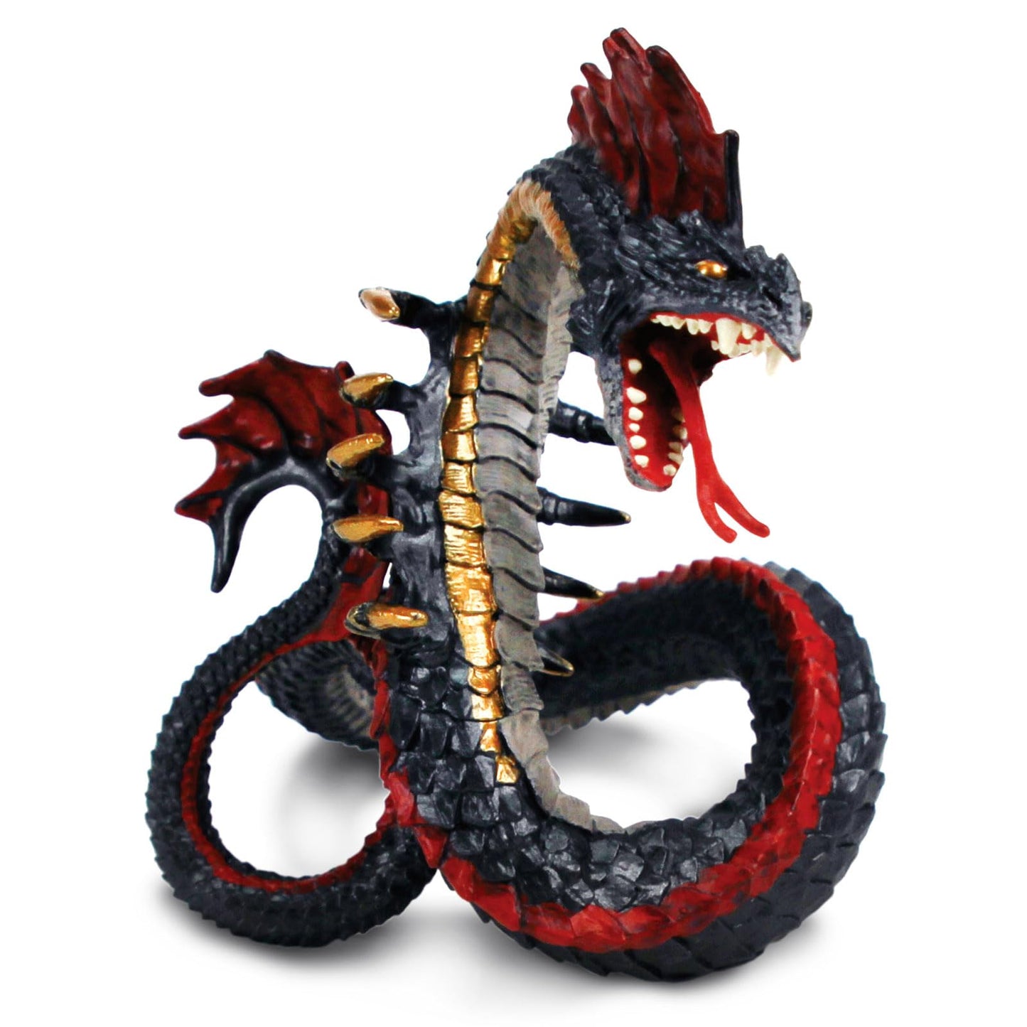 Safari Ltd. Mythical Basilisk Figurine - 5.5-Inch Serpent Model for Kids Aged 3+