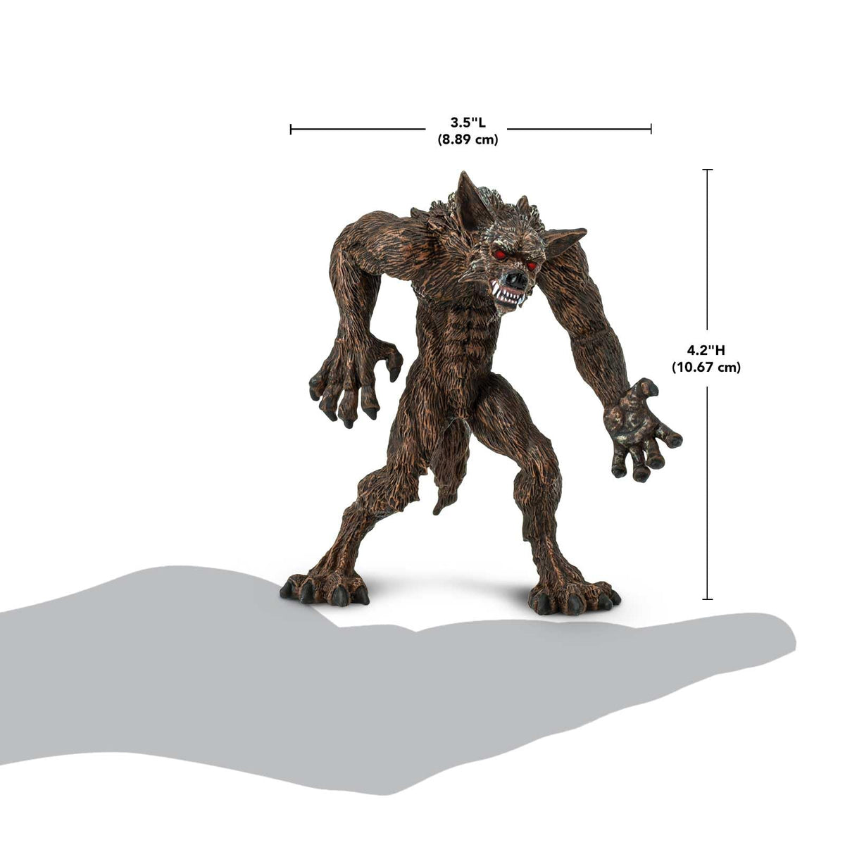 Safari Ltd. Werewolf Figurine - 4-Inch Mythical Creature Toy for Kids 3+