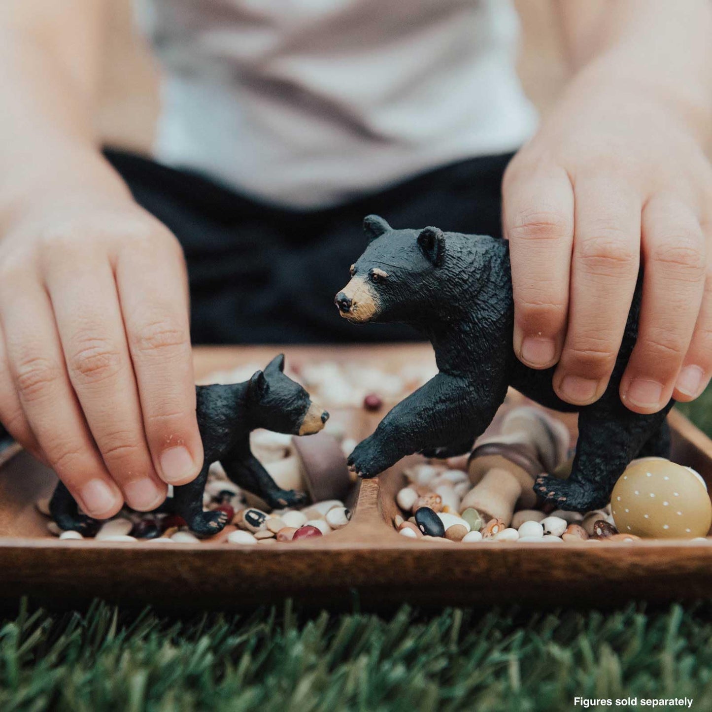 Safari Ltd. North American Black Bear Figurine – 4.5-Inch PVC Model for Kids 1+