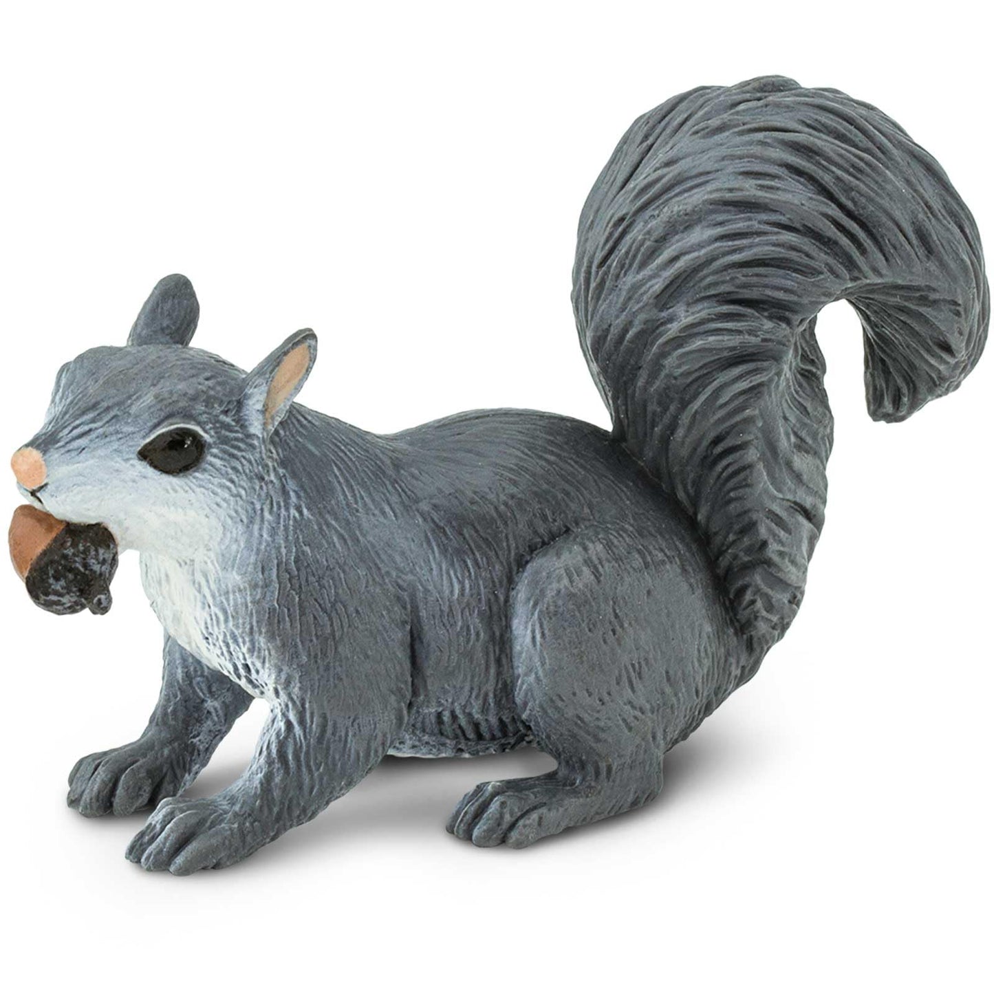 Safari Ltd. Gray Squirrel Figurine — 3-Inch Lifelike Wildlife Figure for Kids